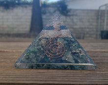 Load image into Gallery viewer, Extra Large (70-75mm)  JADE Orgone Gemstone Pyramid X-Large Pyramid Orgone
