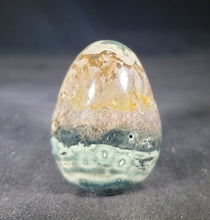 Load image into Gallery viewer, OCEAN JASPER EGG Natural Stone Hand Carved Gemstone Egg
