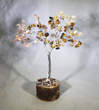 Load image into Gallery viewer, Natural MOTIVATION Gemstone Chip Tree With 150 Stones Crystal Tree Of Life