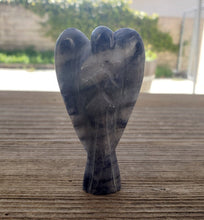 Load image into Gallery viewer, 3" BLUE AVENTURINE ANGEL Natural Handcarved Stone Gemstone