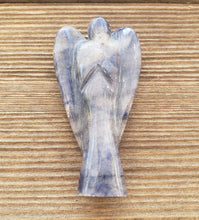 Load image into Gallery viewer, 3" BLUE AVENTURINE ANGEL Natural Handcarved Stone Gemstone