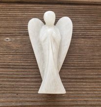 Load image into Gallery viewer, 3" CHRYSOBERYL ANGEL Natural Handcarved Stone Gemstone