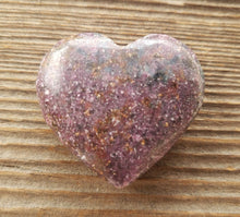 Load image into Gallery viewer, NATURAL RUBY In KYANITE Gemstone Puffy Heart 30-35mm