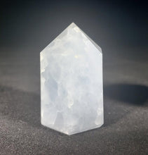 Load image into Gallery viewer, NATURAL BLUE CALCITE Carved Faceted Point Gemstone Crystal Point