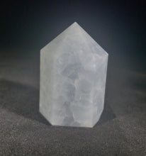 Load image into Gallery viewer, NATURAL BLUE CALCITE Carved Faceted Point Gemstone Crystal Point