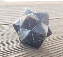Load image into Gallery viewer, LARGE 12 Point GEMSTONE MERKABA Star Natural Blue Aventurine Rare (One)