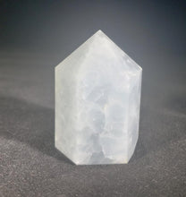Load image into Gallery viewer, NATURAL BLUE CALCITE Carved Faceted Point Gemstone Crystal Point