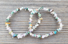 Load image into Gallery viewer, MULTI-STONE Natural Stone Gemstone Stretchy Chip Bracelet