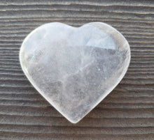 Load image into Gallery viewer, NATURAL SELENITE Gemstone Puffy Heart 30-35mm