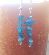 Load image into Gallery viewer, Natural APATITE Handmade Gemstone Chip EARRINGS