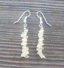 Load image into Gallery viewer, Natural PREHINITE Handmade Gemstone Chip EARRINGS