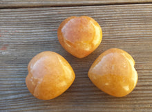 Load image into Gallery viewer, NATURAL GOLDEN QUARTZ Gemstone Puffy Heart 40-45mm