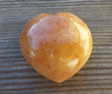Load image into Gallery viewer, NATURAL GOLDEN QUARTZ Gemstone Puffy Heart 40-45mm