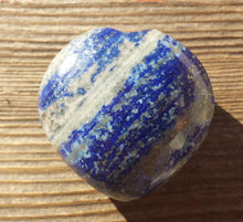 Load image into Gallery viewer, NATURAL LAPIS LAZULI Gemstone Puffy Heart 40-45mm