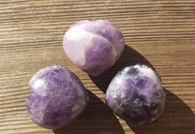 Load image into Gallery viewer, NATURAL AMETHYST Gemstone Puffy Heart 40-45mm