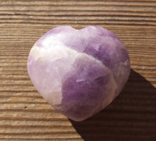 Load image into Gallery viewer, NATURAL AMETHYST Gemstone Puffy Heart 40-45mm