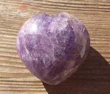 Load image into Gallery viewer, NATURAL AMETHYST Gemstone Puffy Heart 40-45mm