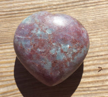 Load image into Gallery viewer, NATURAL RUBY In KYANITE Gemstone Puffy Heart 40-45mm