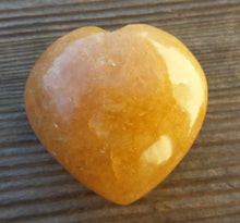 Load image into Gallery viewer, NATURAL GOLDEN QUARTZ Gemstone Puffy Heart 40-45mm