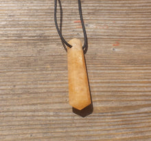 Load image into Gallery viewer, GOLDEN QUARTZ Crystal Point Pendant With Adjustable Cord Stone Natural Gemstone