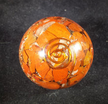Load image into Gallery viewer, Medium (40-50mm) RED JASPER Orgone Gemstone Sphere Orgone Sphere