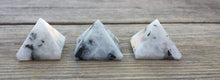 Load image into Gallery viewer, RAINBOW MOONSTONE natural Medium gemstone crystal pyramid 27-30mm