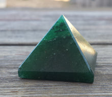 Load image into Gallery viewer, JADE natural Medium gemstone crystal pyramid 27-30mm