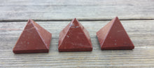 Load image into Gallery viewer, RED JASPER natural Medium gemstone crystal pyramid 27-30mm