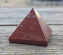 Load image into Gallery viewer, RED JASPER natural Medium gemstone crystal pyramid 27-30mm