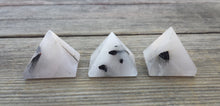 Load image into Gallery viewer, TOURMALATED QUARTZ natural Medium gemstone crystal pyramid 27-30mm