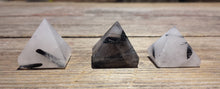 Load image into Gallery viewer, TOURMALATED QUARTZ natural small gemstone crystal pyramid 20-22