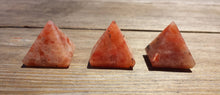 Load image into Gallery viewer, SUNSTONE natural small gemstone crystal pyramid 20-22