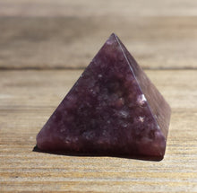 Load image into Gallery viewer, LEPIDOLITE natural small gemstone crystal pyramid 20-22