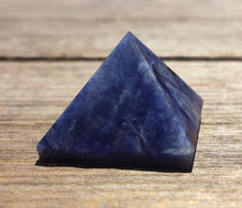 Load image into Gallery viewer, SODALITE natural small gemstone crystal pyramid 20-22