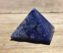Load image into Gallery viewer, SODALITE natural small gemstone crystal pyramid 20-22