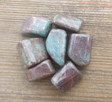 Load image into Gallery viewer, Three (3) RUBY In KYANITE TUMBLED Stones Medium/Large Natural Tumble Stones