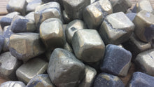 Load image into Gallery viewer, Six (6)  PYRITE TUMBLED Stones Medium/Large Natural Tumble Stones