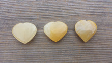 Load image into Gallery viewer, NATURAL YELLOW JADE Gemstone Puffy Heart 30-35mm