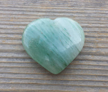 Load image into Gallery viewer, NATURAL JADE Gemstone Puffy Heart 30-35mm