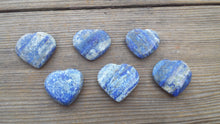 Load image into Gallery viewer, NATURAL LAPIS LAZULI Gemstone Puffy Heart 30-35mm