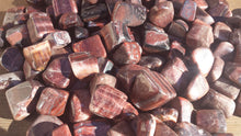 Load image into Gallery viewer, Six (6) RED TIGER EYE Tumbled Stones  Medium/Large Natural Tumble Stones