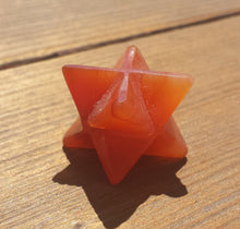 Load image into Gallery viewer, GEMSTONE MERKABA STAR Natural Carnelian (One)