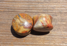 Load image into Gallery viewer, Pair of Real CRAZY LACE AGATE Plugs Gauges Body Jewelry Double Flared - Pick Size