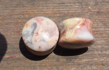 Load image into Gallery viewer, Pair of Real CRAZY LACE AGATE Plugs Gauges Body Jewelry Double Flared - Pick Size