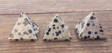 Load image into Gallery viewer, DALMATIAN JASPER natural small gemstone crystal pyramid 20-22