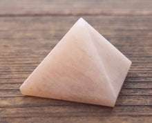 Load image into Gallery viewer, MOONSTONE natural small gemstone crystal pyramid 20-22