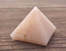Load image into Gallery viewer, MOONSTONE natural small gemstone crystal pyramid 20-22