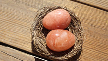 Load image into Gallery viewer, PEACH AVENTURINE EGG Natural Stone Hand Carved Gemstone Egg