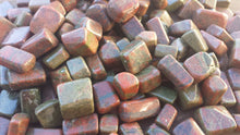 Load image into Gallery viewer, THREE (3) UNAKITE Tumbled Stones Medium Natural Tumble Stones