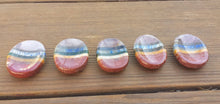 Load image into Gallery viewer, GEMSTONE WORRY STONE Natural 7 Chakra Bonded (One)